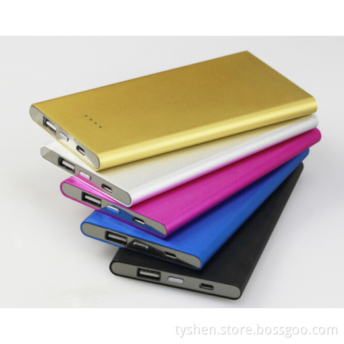 Mobile Power Bank Super Slim Wit Aluminum Case (PB-J25)